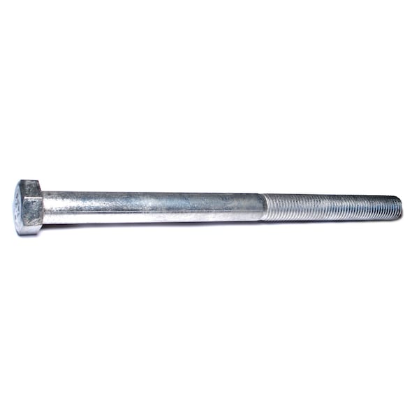 Midwest Fastener Grade 2, 1"-8 Hex Head Cap Screw, Zinc Plated Steel, 14 in L, 5 PK 00223 - main